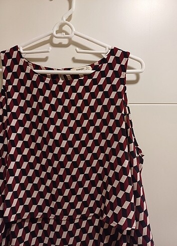 xs Beden Mango Casual desenli elbise