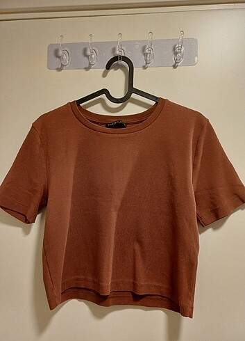 l Beden Kahve crop tshirt