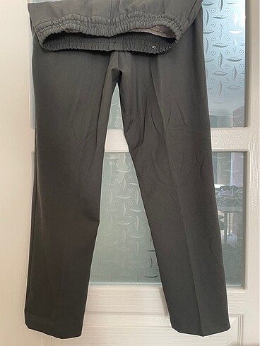 Zara Zara haki jogger kumaş pantolon