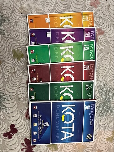 8 .sınıf tonguç kota set