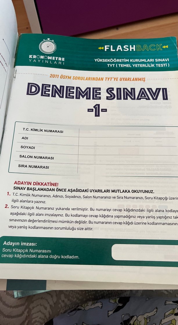 TYT  Deneme Takımı 7+3 Çıkmış Sorular - Görsel 2
