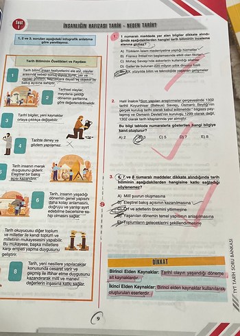 Tarih Soru Bankası TYT 1. Oturum - Görsel 2