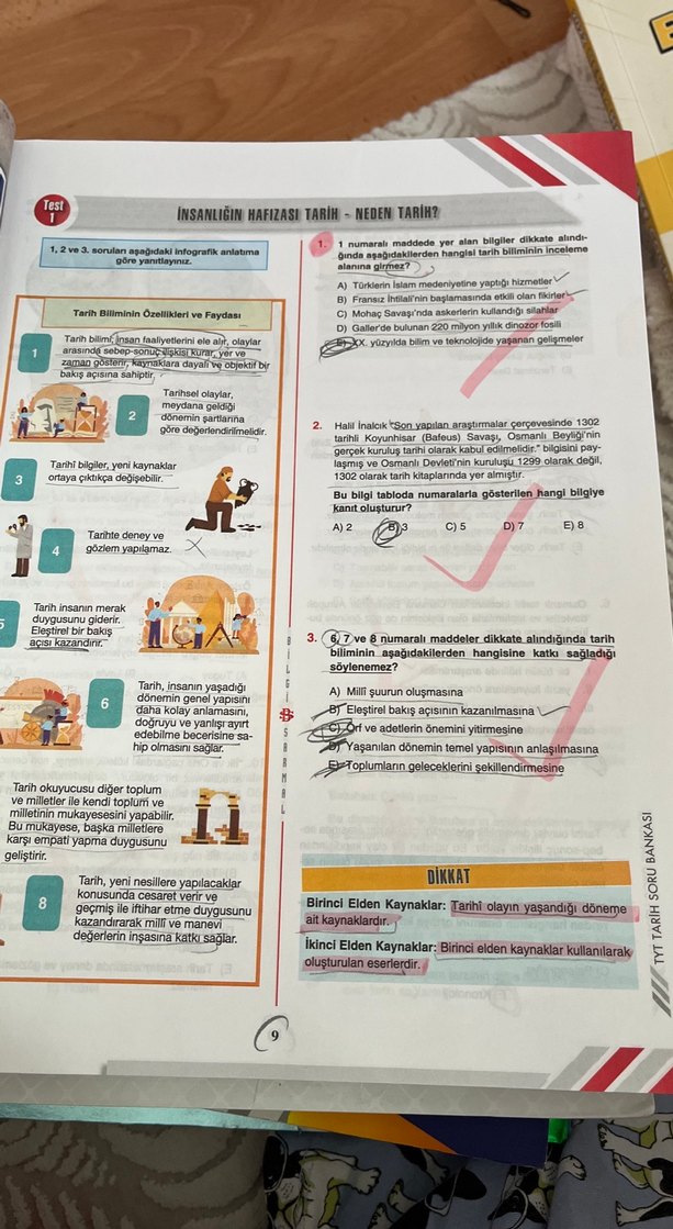 Tarih Soru Bankası TYT 1. Oturum - Görsel 2