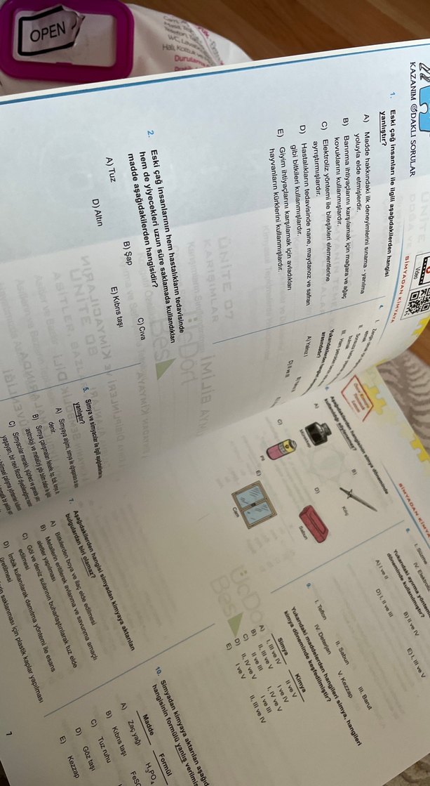 2022 TYT Kimya Soru Bankası Video Anlatımlı - Görsel 2