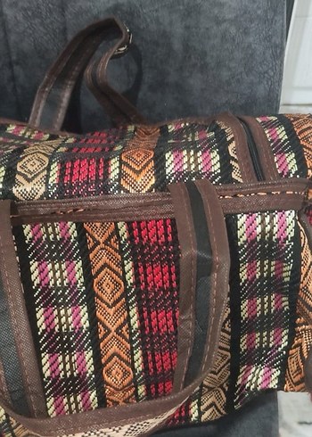 Bohem Çok Renkli Kadın iran bavul çanta - Görsel 3