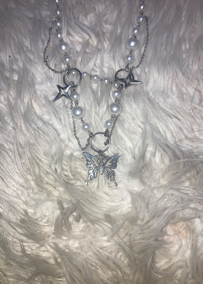 kelebekli kolye - Görsel 2