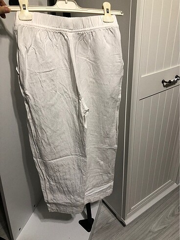 s Beden beyaz Renk h&m keten pantolon