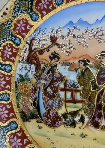 Renkli Baskılı Geleneksel Tabak - Görsel 2