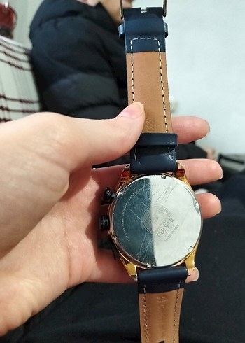 Pulsar Erkek Lacivert Deri Biker Kol Saati - Görsel 2