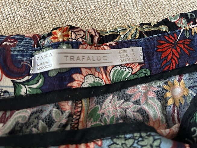 s Beden çeşitli Renk Çiçek desenli pantolon