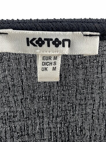 m Beden siyah Renk Koton Bluz %70 İndirimli.