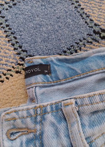 Trendyol & Milla mavi Renkli Salaş Kesim Kadın Denim Pantolon