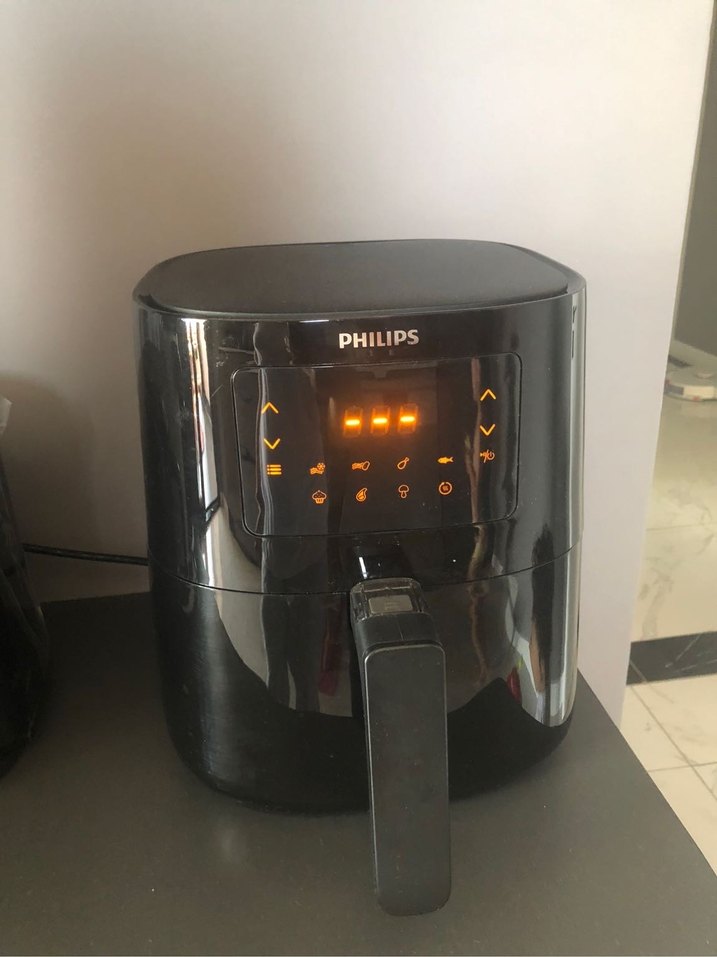 Philips Dijital Siyah Airfryer - Görsel 2