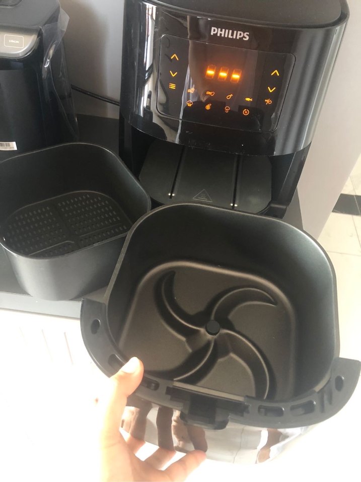 Philips Dijital Siyah Airfryer - Görsel 3