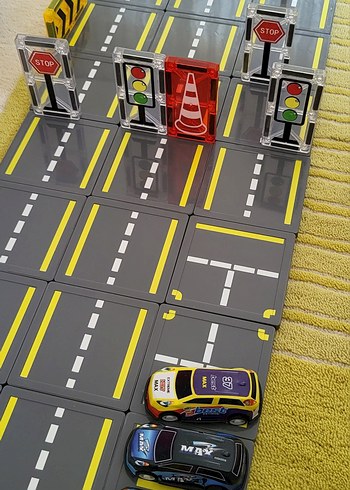 Beden Renk 54 PARÇA(7.5CM)Renkli Manyetik Bloklarla Eğitim Seti