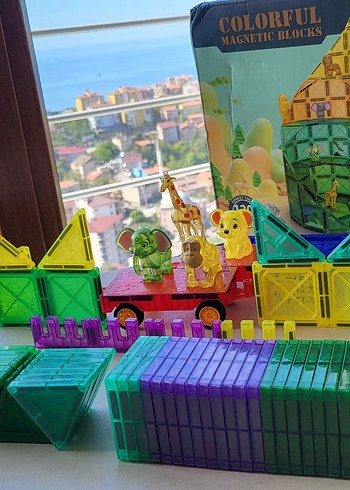 Diğer 120 PARÇA(5.5CM)Renkli Manyetik Bloklar Eğitici Oyuncak