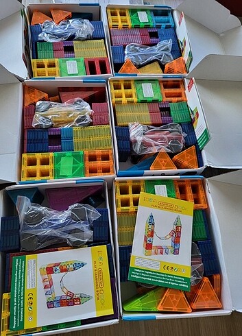 MAGNETIC TILES 120 PARCA(7.5 CM)SON FIYATTIR