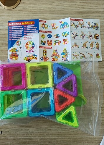 80 PARCA(6.5 CM) BÜYÜK BOY MANYETIK LEGO