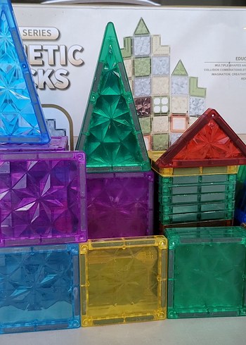 Diğer 85 PARÇA(5.5CM)Manyetik Bloklar Eğitici Oyuncak SON FIYATTIR