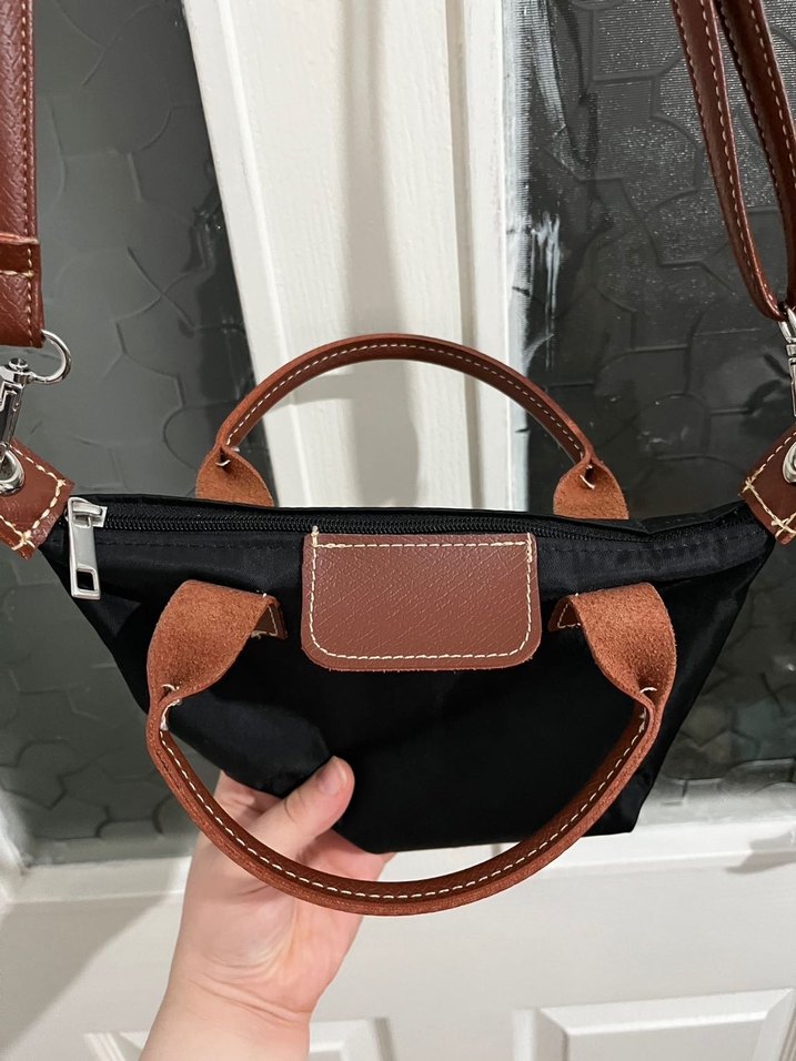 Kahverengi Deri Tokalı Kadın Çanta - Görsel 2