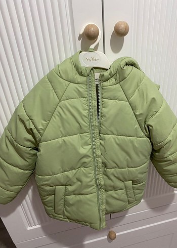 LCW Baby Kapüşonlu Basic Kız Bebek Mont - Görsel 3