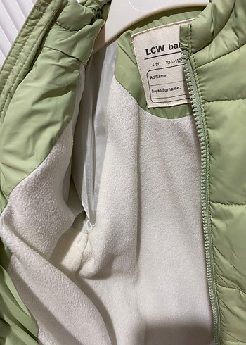 LCW Baby Kapüşonlu Basic Kız Bebek Mont - Görsel 2