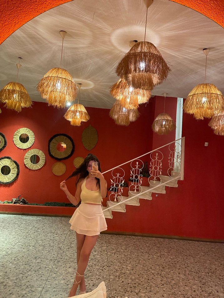 Beyaz Fırfırlı Mini Etek - Görsel 2