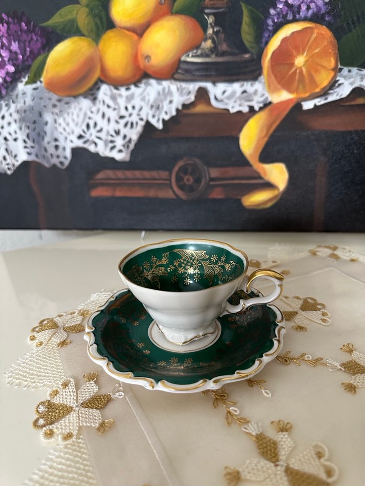 Bavaria damgalı türk kahve fincanı - Görsel 3