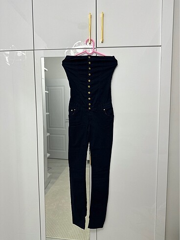 Uzun slim fit straplez Tulum