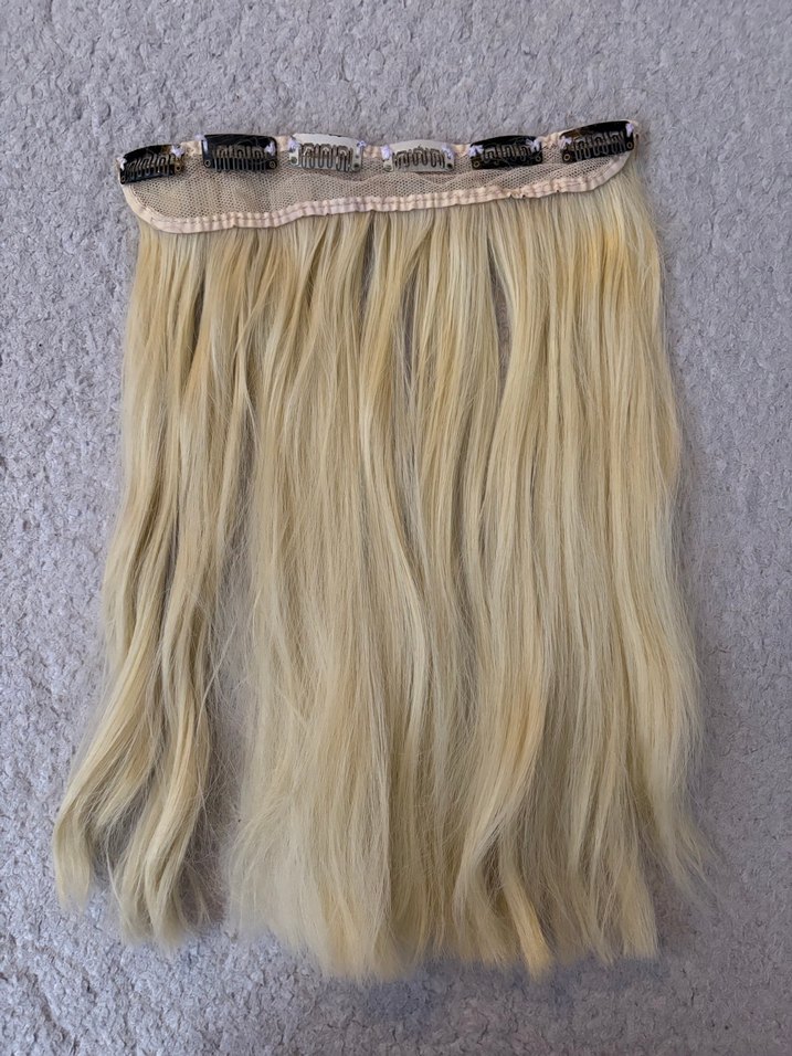 Platin Sarı Yarımay Çıtçıt Saç - Görsel 2