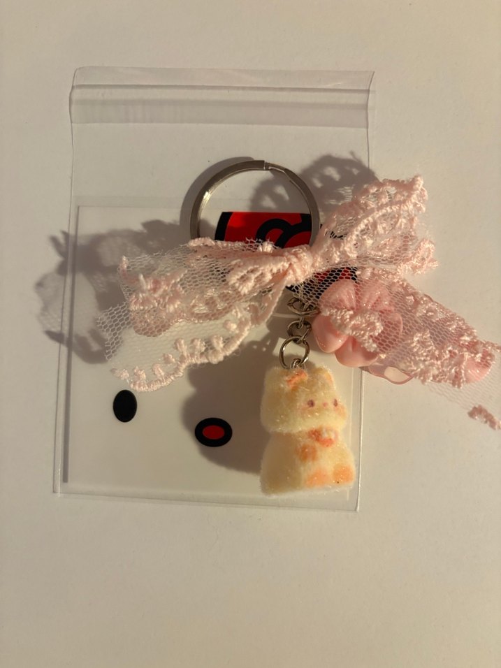 Kedili Reçine Fairycore Anahtarlıklar - Görsel 2