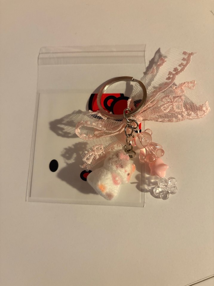 Kedili Reçine Fairycore Anahtarlıklar - Görsel 3