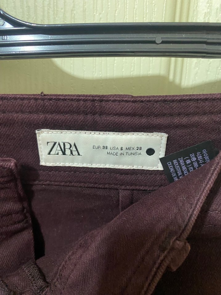 Bordo Kadın Midi Pantolon - Görsel 3