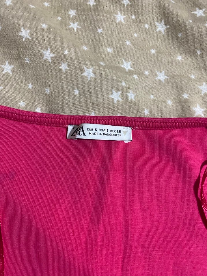 Zara Pembe Crop - Görsel 2