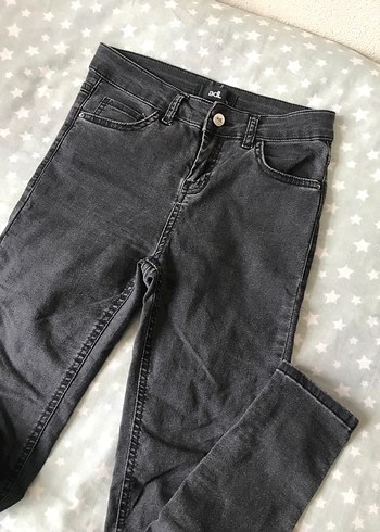 Gri Kadın Denim jean