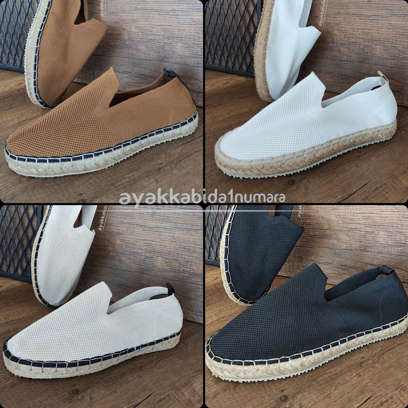 4 renk Erkek Espadril 40/44 arası - Görsel 3