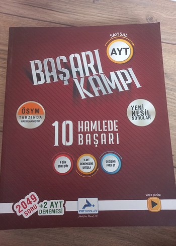 Sayısal AYT Başarı Kampı Soru Kitabı