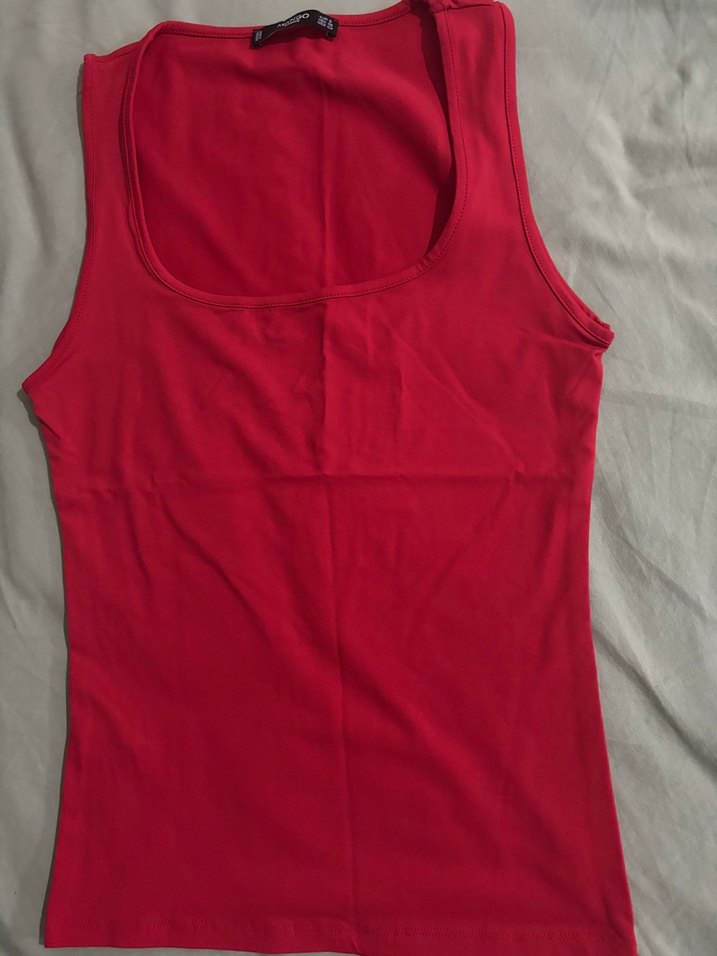 Kırmızı Straplez Mini Atlet - Görsel 2