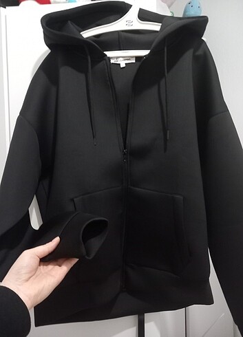 Koton Kapşonlu Fermuarlı Sweatshirt