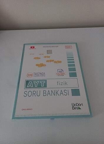 Üç Dört Beş Yayınları Ayt Fizik Soru bankası