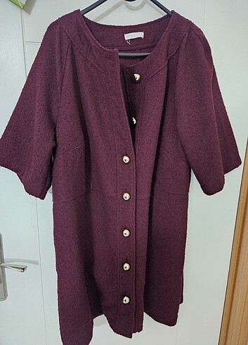 H&M Marka Bordro Şık Mini elbise