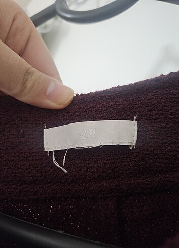 xl Beden H&M Marka Bordro Şık Mini elbise