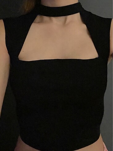 ZARA CHOCKER CROP ÜST