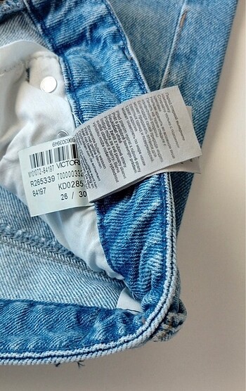 30 Beden mavi Renk Mavi jeans