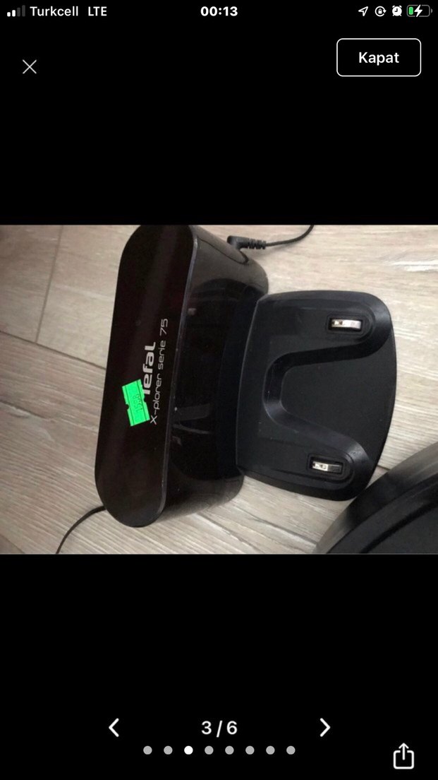 Tefal X-plorer Serie 75 Siyah Robot Süpürge - Görsel 3