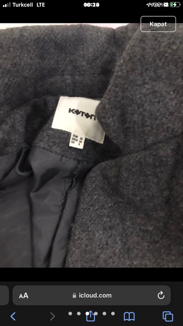 Fermuarlı Gri Uzun Kaban - Görsel 3