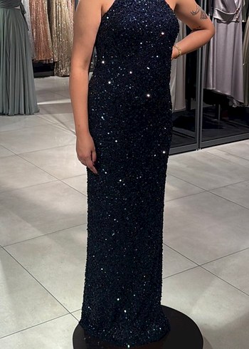 Pul Payetli Abiye Elbise - Görsel 2