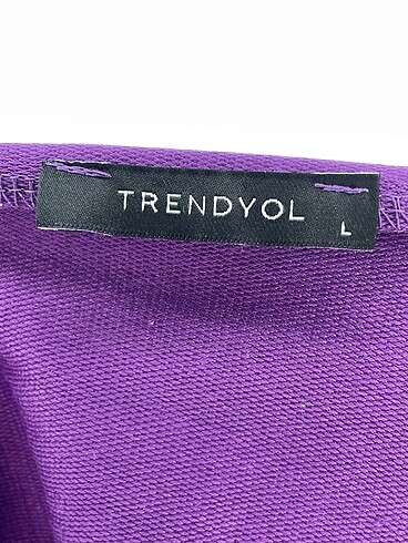 l Beden mor Renk Trendyol & Milla Sweatshirt %70 İndirimli.