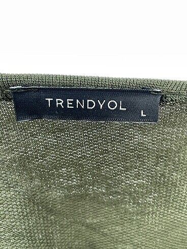 l Beden yeşil Renk Trendyol & Milla Kazak / Triko %70 İndirimli.