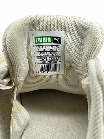 39 Beden çeşitli Renk Puma Spor Ayakkabı %70 İndirimli.